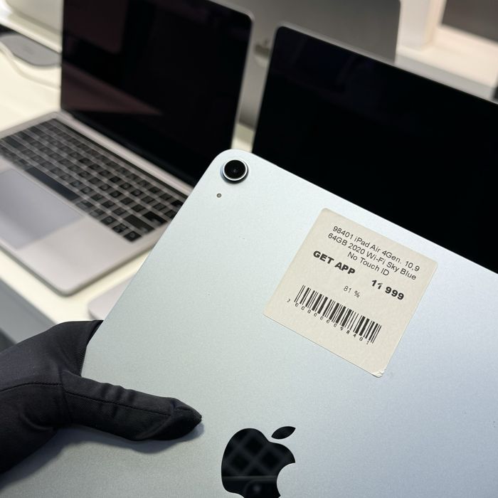 Планшет iPad Air 4 10.9” 64GB Sky Blue • ГАРАНТІЯ • СТАН 9.8/10 98401