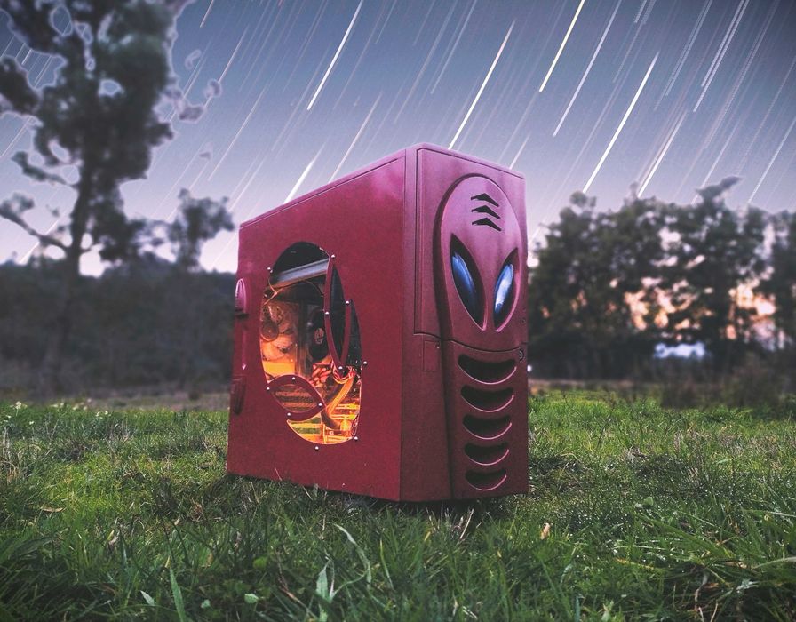 Caixa PC computador gaming "old-school"  (rara)