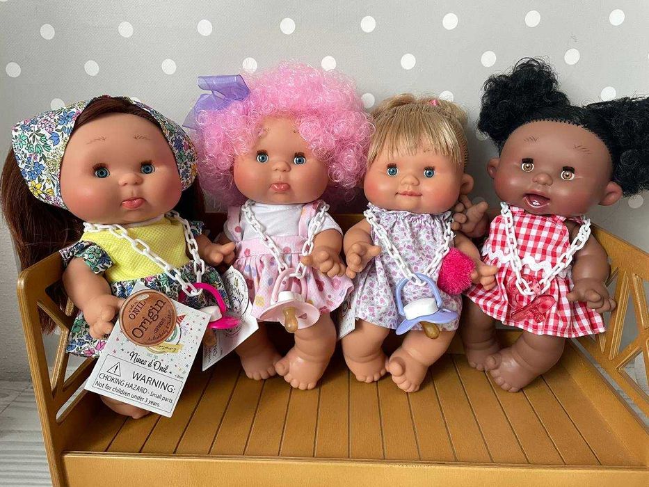 Пупс ванільний Нінес Nines d'Onil 26 см закриває очі Нова поставка 2026