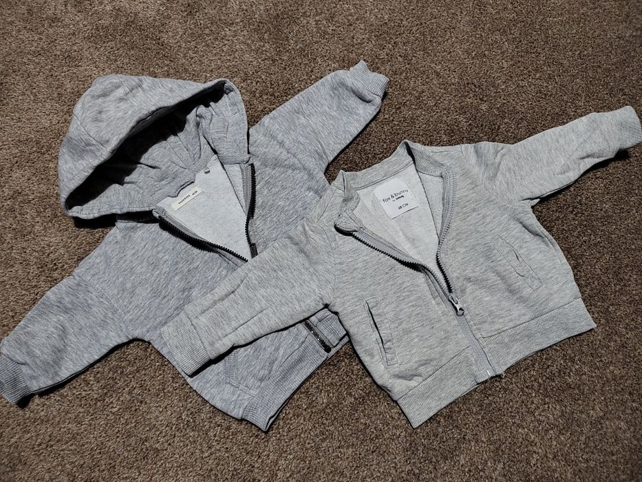Bluzy szare niemowlęce