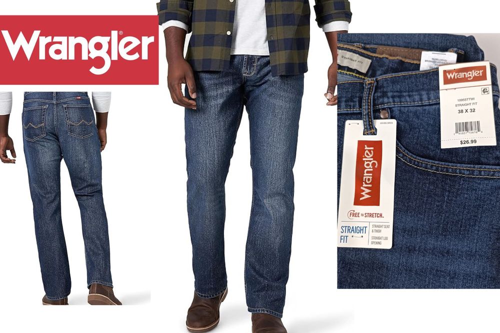 Класичні чоловічі джинси Wrangler 38х30 і 40х30