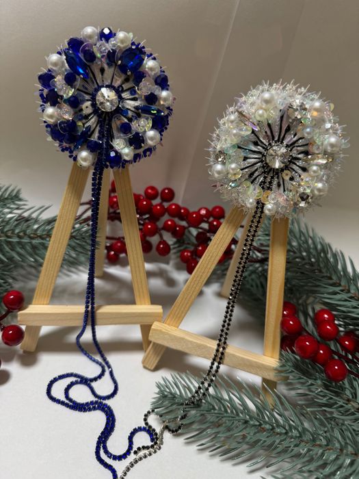 Брошка «кульбаба»