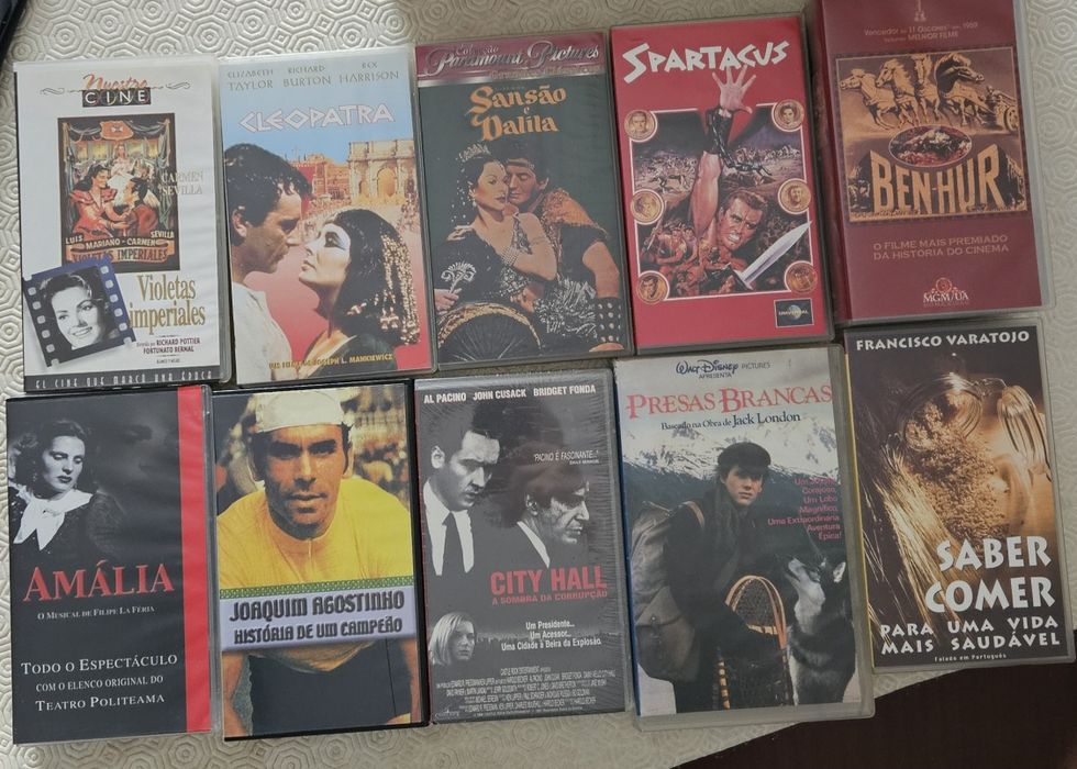 Conjunto de Filmes VHS