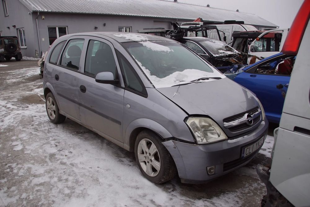 Auto na części - Opel Meriva A 1.7 CDTI 101 KM Z17DTH F23 4AU 2004R Silnik Skrzynia Drzwi Maska Zderzak Błotnik Klapa Lampa Lusterko Klamka Szyba Deska Kokpit Sterownik Moduł Czujnik Licznik Wyświetlacz Panel Kierownica