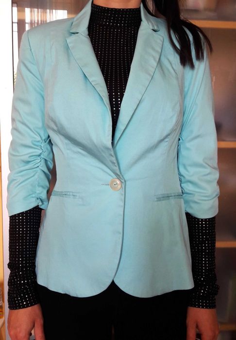 Elegancka turkusowa marynarka Mohito  roz 34