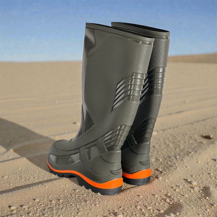 Сапоги мужские резиновые с утепленным сьемным чулком