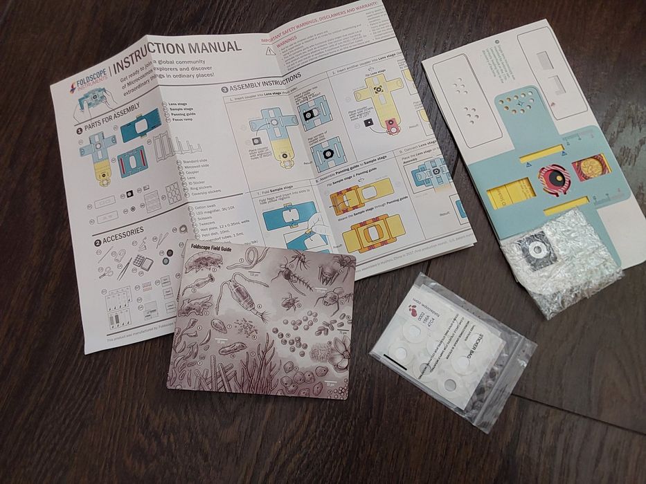 Foldscope - Mikroskop z papieru