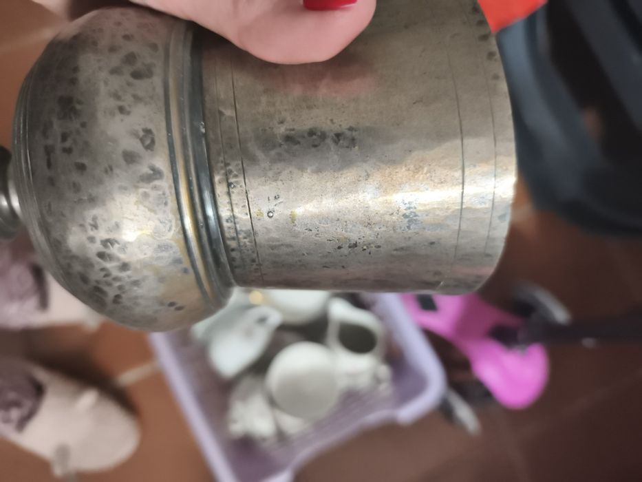 Cesto de louça antiga