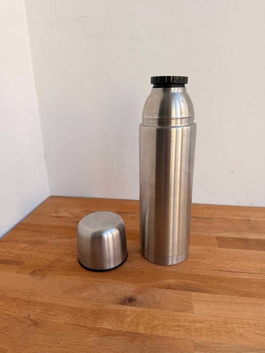 Termo IKEA em Aço Inoxidável | Garrafa Térmica 1 L