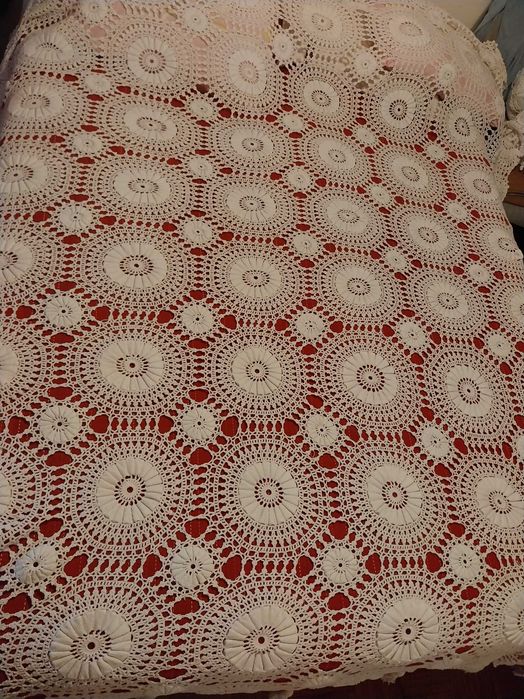 Colcha Cama de Casal Crochet - Feita à mão