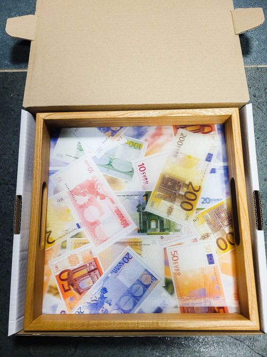 Піднос з 3д малюнком  "Акція"