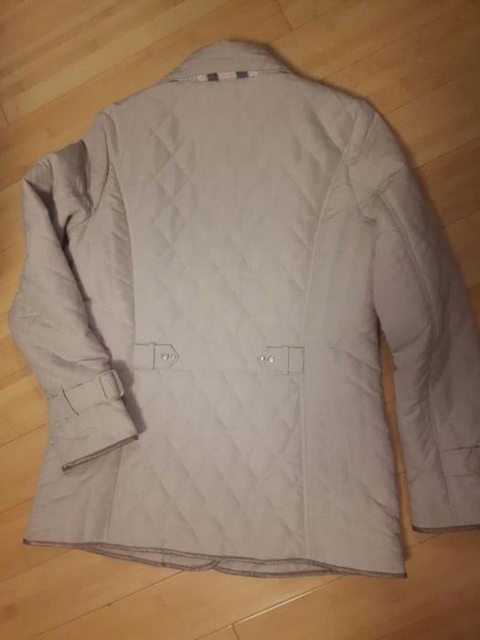 Kurtka wiosna pikowana roz. 38 / 40 M/l bardzo lekka beż