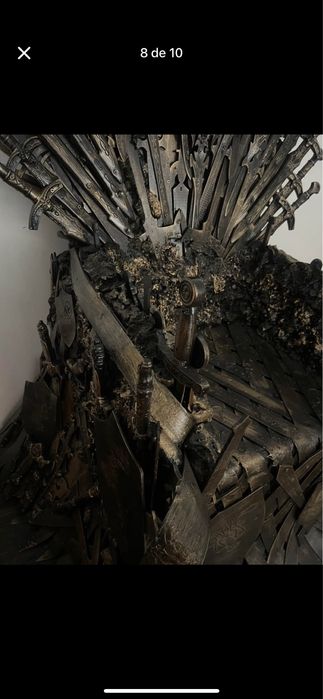 Cadeira de Trono igual á GAME OF THRONES