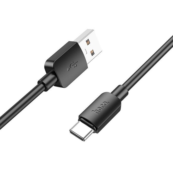Kabel USB A do USB C Hoco PD 2,4A 27W 1 m X96 czarny