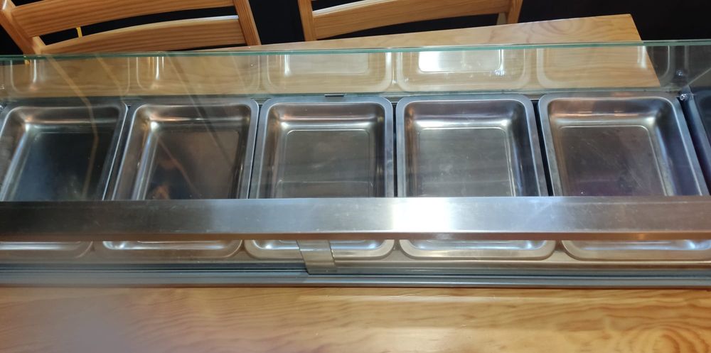 Vitrine petiscos 5 courvetes