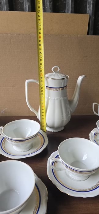Stary zestaw kawowy Porcelana Bogucice PRL