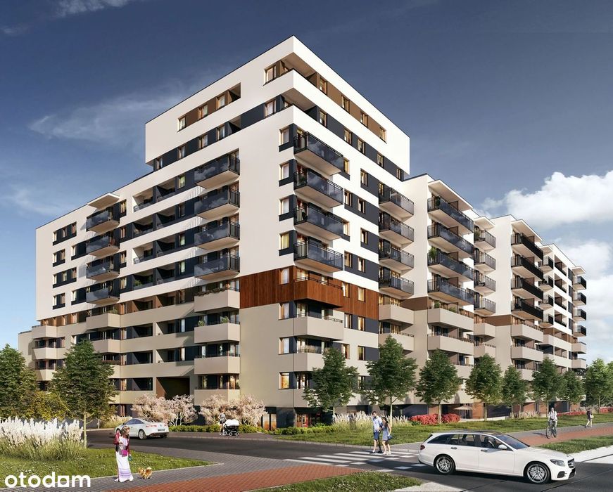 2-pokojowe mieszkanie 42m2 + balkon Bez Prowizji