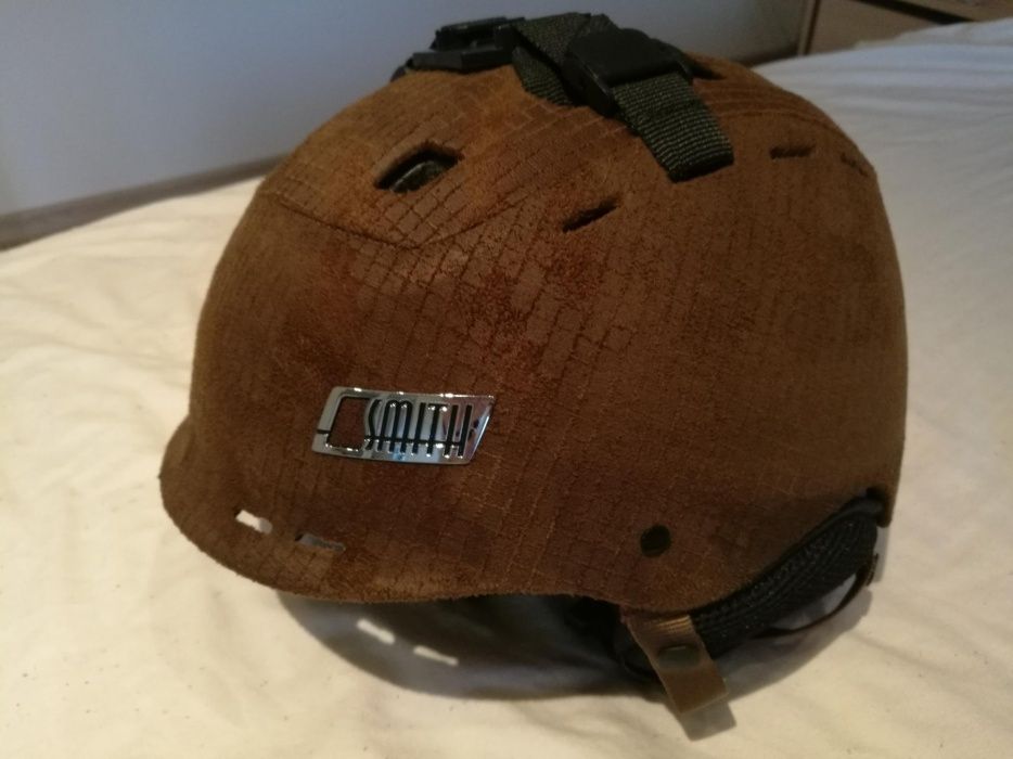 Kask snowboadrowy SMITH rozm.M 55-59cm + Google UVEX Apache Pro