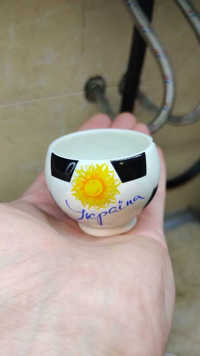 Набор подарок сувенирный  графин штов футбольный Украина