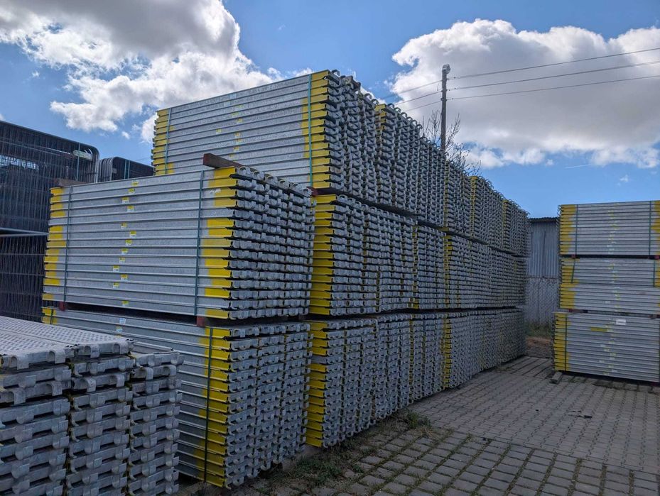 Pomost stalowy na o-rygla 250x032 używany Plettac / ALTRAD - telka rusztowania