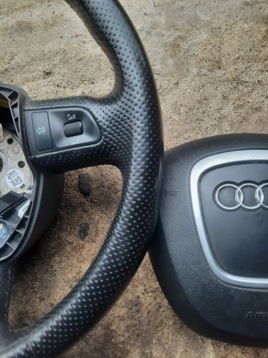 Audi a6 c6 kierownica z poduszką S-line z ŁOPATKAMI Bardzo ładna