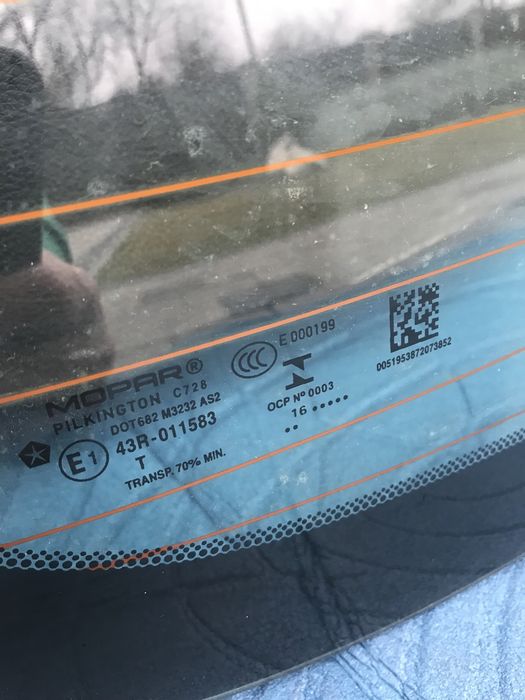 Стекло спойлер карта jeep renegade