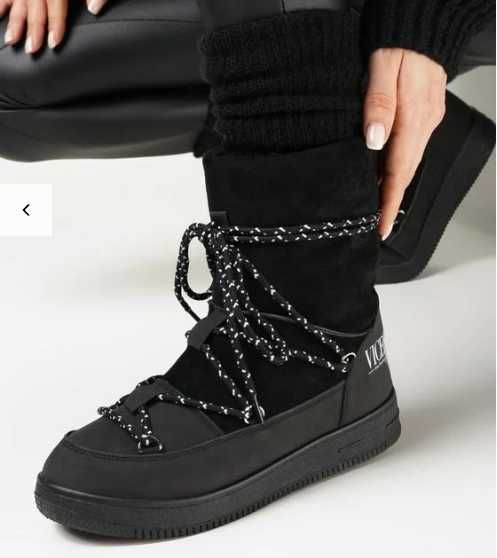 śniegowce Vices 37 38 botki sznurowane ocieplane na zimę nowe