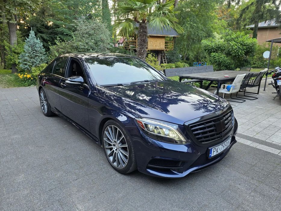 Mercedes-Benz Klasa S 4 Matic / Brązowe Skóry / Distronic + / Masaże / Burmester