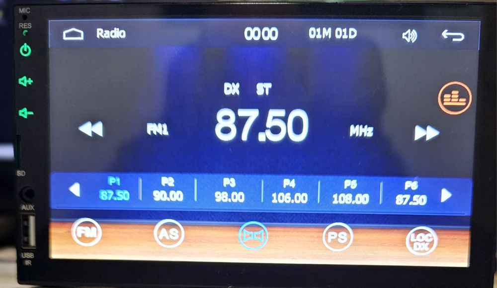Radios 1 DIN android auto e carplay (Vários)