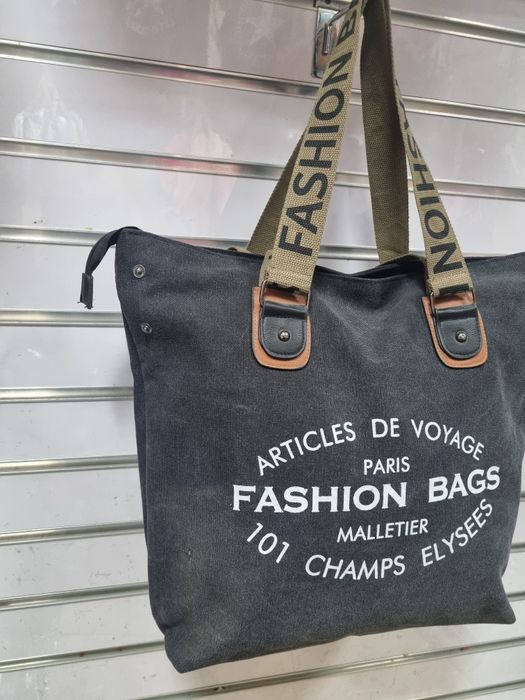 Super torba damska shopper czarna