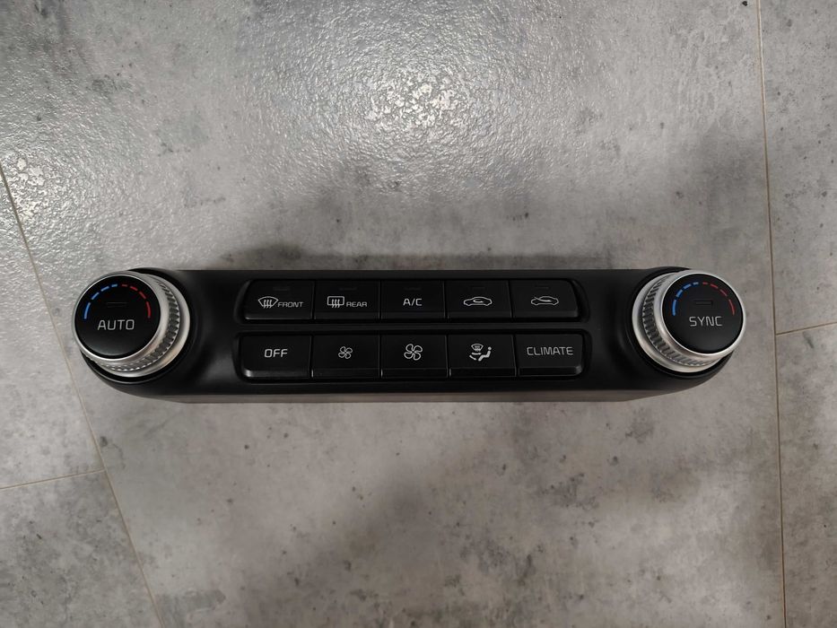 panel klimatyzacji kia stinger