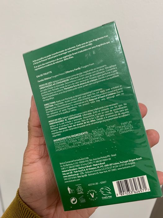 Perfume arbo masculino
