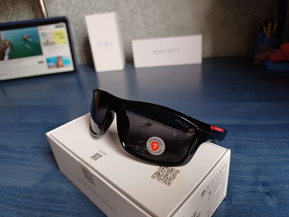 Очки Prada для водителей солнцезащитные мужские с поляризацией