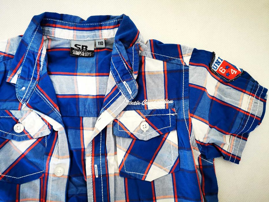 Koszula chłopięca, rozm: 110 cm, 4-6 lat