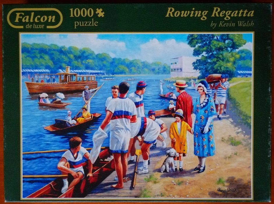Puzzle FALCON de luxe 1000 - Rowing Regatta by Kevin Walsh kompletne