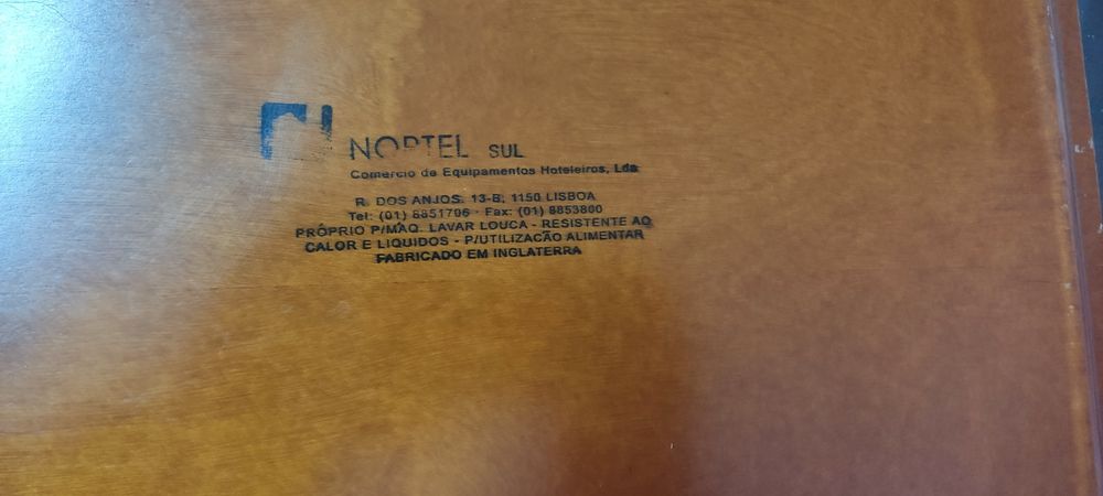 Tabuleiros de restauração restaurante madeira bom estado ultimas 71unidades