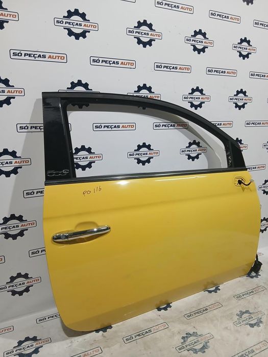 PORTA FRENTE DIREITA AMARELO FIAT 500 C LOUNGE 1.3MJET ANO: 2011