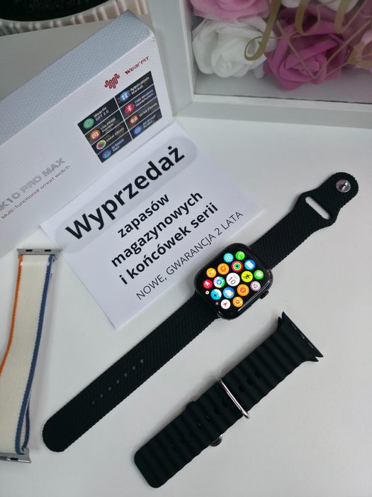 Smartwatch Pro Max Gen 5 – AMOLED 2,02”, rozmowy Bluetooth, nowy