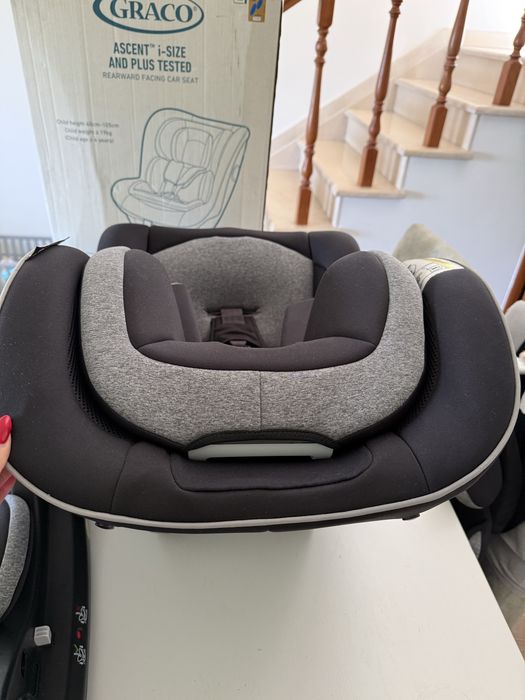 Cadeira auto graco ascent RF (contramarcha) com base isofix regulavel