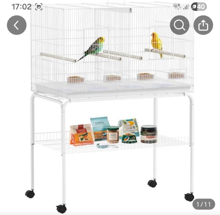 Gaiola muito grande para pássaros. NOVA Embalada na caixa.