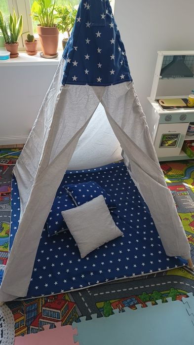 TIPI namiot wigwam dla dzieci TEEPEE Poduszki
