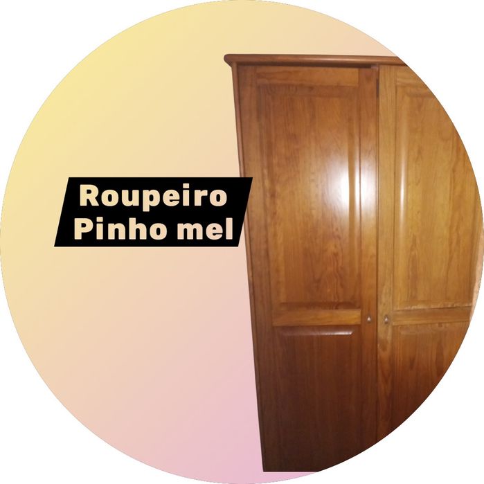 Roupeiro pinho mel