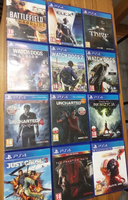 GRY na PlayStation 4 - 60 zł / sztuka - PS4