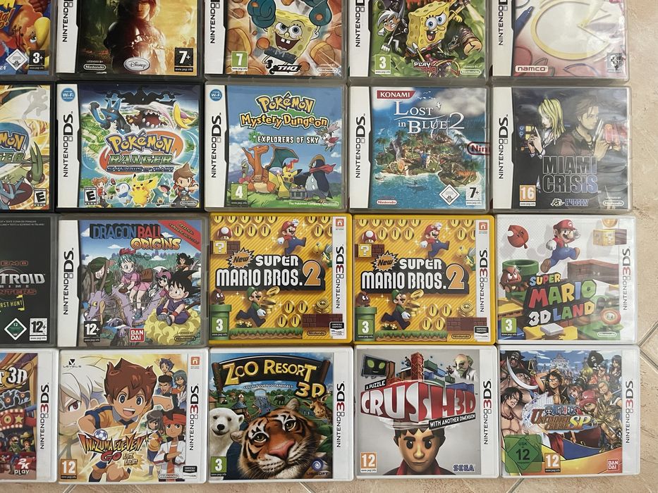 Jogos Nintendo DS e 3DS