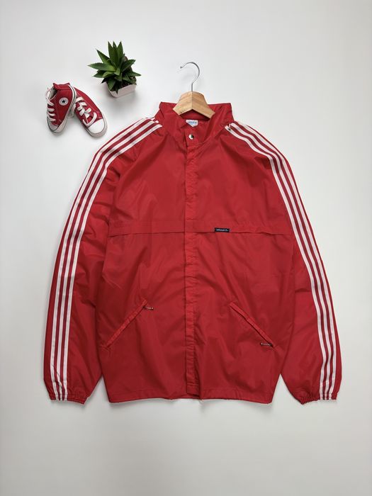 Костюм дождевик куртка штаны Vintage 70s Adidas Tracksuit размер M, L