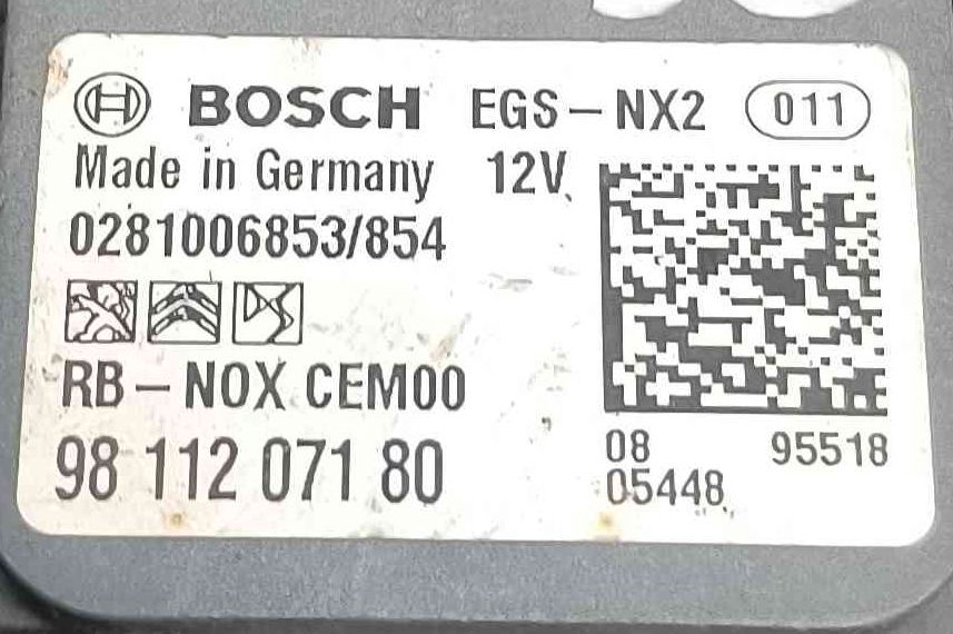 Sensor de NOX PEUGEOT 308 II (LB_, LP_, LW_, LH_, L3_) ano 2020