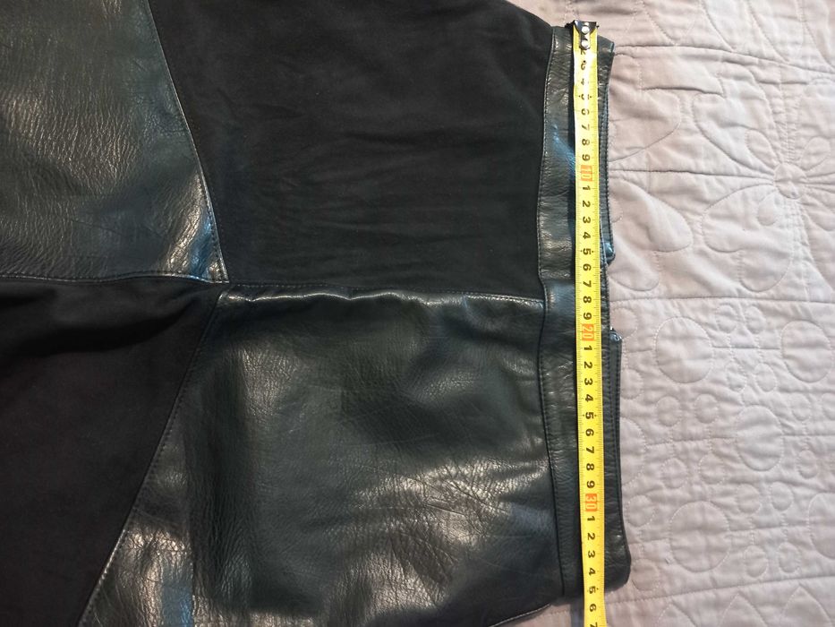 Spódniczka skórzana mini