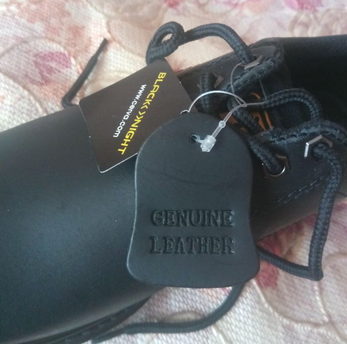 Кожаные туфли полуботинки Cerva Black Knight (42)