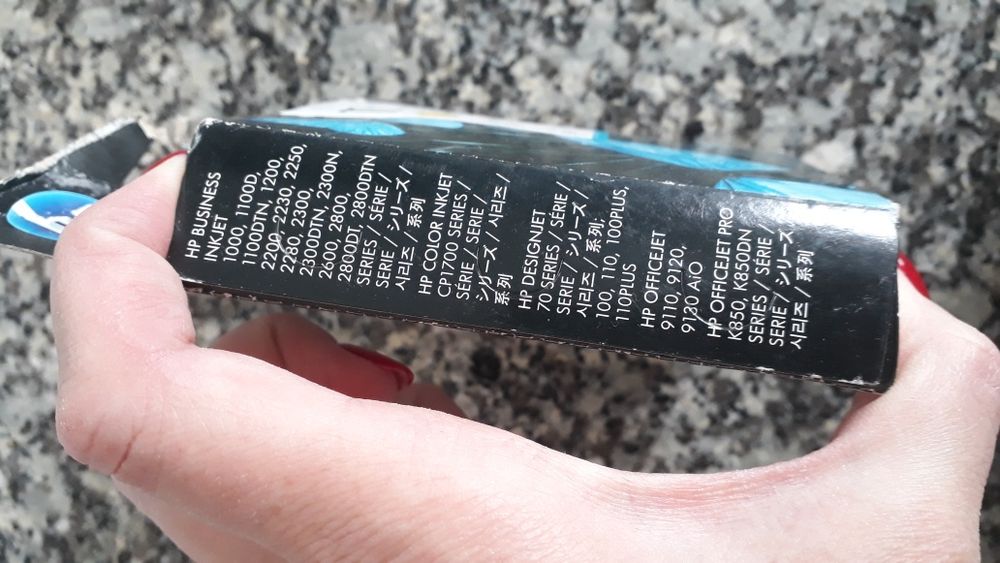Tusze niebieski i żółty HP Business Inkjet