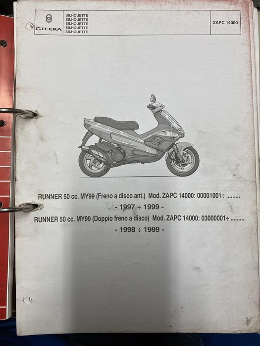 Piaggio/Gilera Catálogos de peças